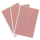Bügelpailletten Set in Hologramm Rot 3-teilig